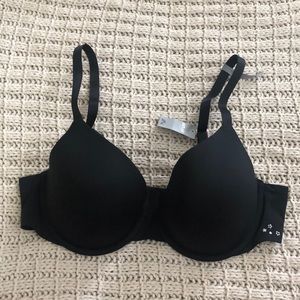 Black Aerie Bra 38C NWT